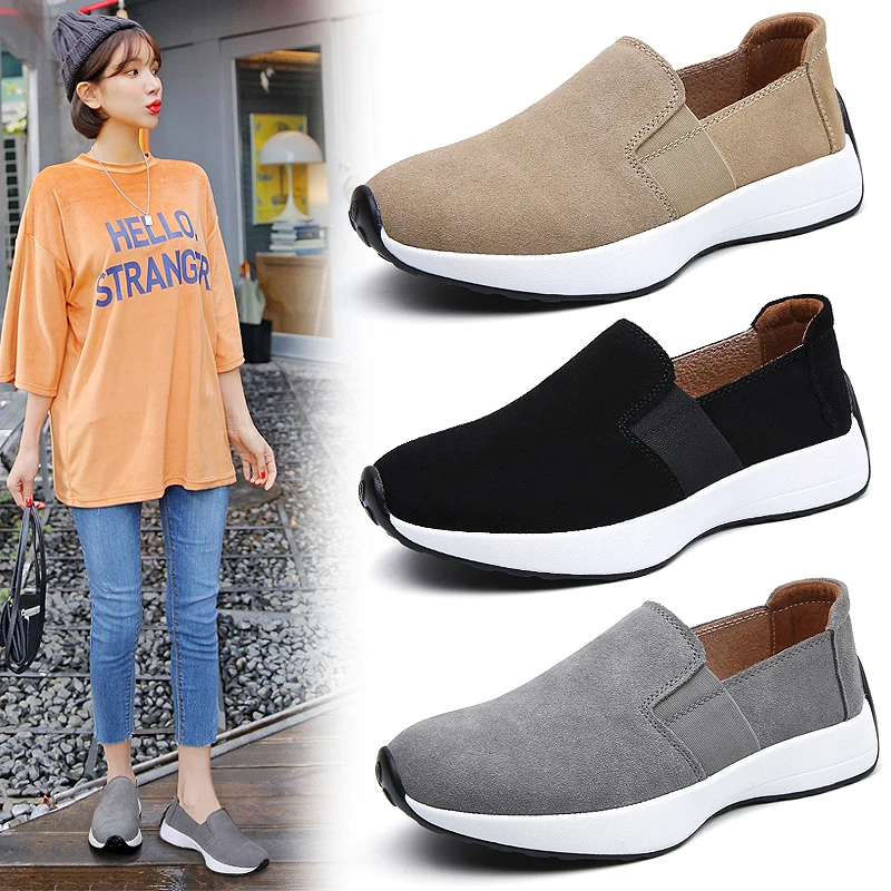 

Women Flats Shoes Fashion Breathable 2020 New Mesh Casual Shoes Platform Sneakers Women Platform Slip-On Zapatos De Mujer Shoes