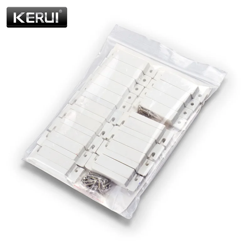 KERUI 10 шт./лот проводной двери окна магнитный сенсор переключатель работает с PTSN GSM
