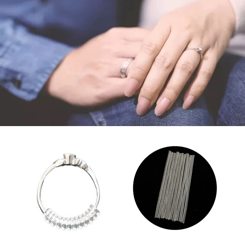 

10 шт. 3 мм/5 мм регулирующее кольцо на спирали размер r регулирующее кольцо защита затягивающий редуктор Изменение размера ювелирные изделия ...