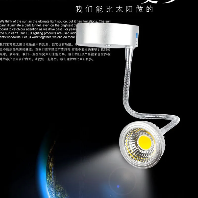 

Noverty 5W COB led track lighting AC85-265V aluminum white and black shell rail spotlight best price