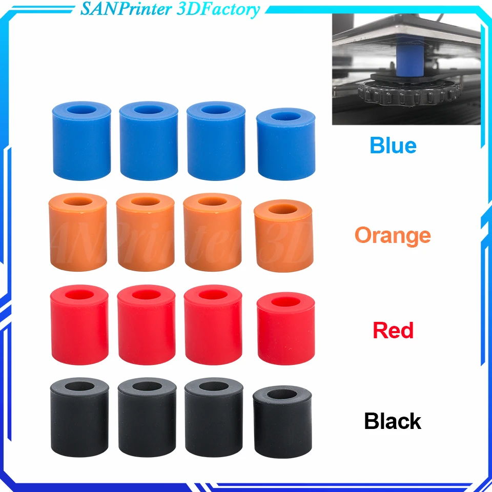 Высокая Температура силиконовый однотонный спейсер очаг выравнивания Колонка 3