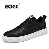 high quality genuine leather casual shoes men trainers lace up flats fashion walking shoes zapatillas hombre