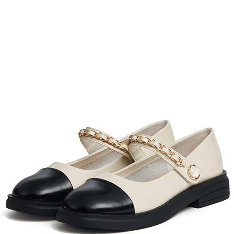 

Spring Autumn Platform Mary Jane Women's Shoes Fashion Casual Lolita Princess Female Shoes New Handmade Metal Chain Ladies Shoes
