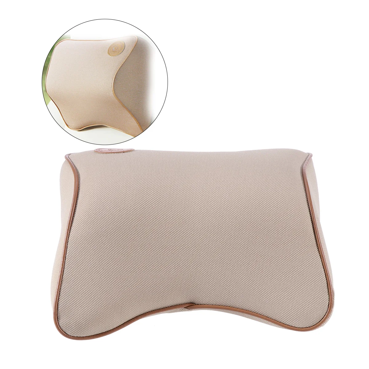 1 шт. подушка для шеи из искусственной кожи автомобиля пены с эффектом памяти