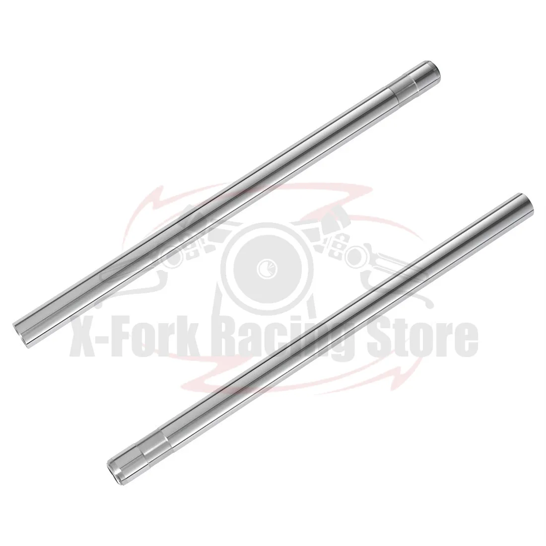 Внутренние трубки передней вилки 1 пара амортизационные серебряные стержни для