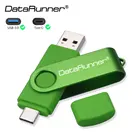 Новый флеш-накопитель DataRunner флеш-накопитель USB 3,0 TYPE-C 512 ГБ 256 ГБ 128 Гб 64 ГБ 32 ГБ USB 3,0 высокоскоростной 2 в 1