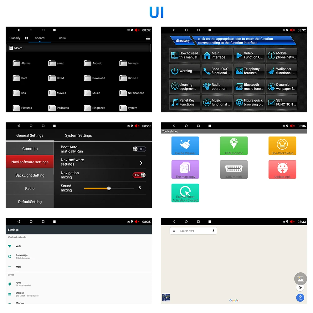 Camecho 2 din android 8 дюймов HD сенсорный Авторадио Android 8,1 gps Автомобильный мультимедийный плеер стерео для Renault Sandero Duste Logan