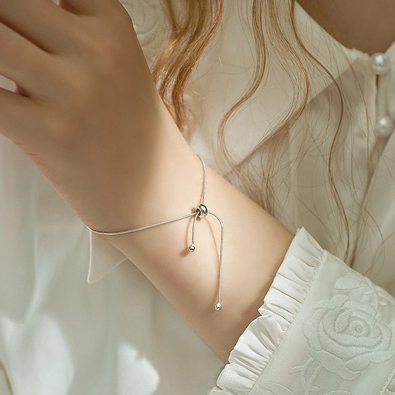 Лидер продаж модный Регулируемый Открытый браслет LISM серебряного цвета со