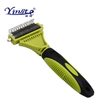 pet knot comb double sided dog hair removal slap fading beauty comb scalpel