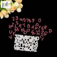 1pc uppercase english alphabet 0 9 number metal cut die stencil for scrapbooking stampphoto album embossing diy card