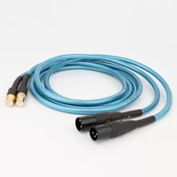 pair hexlink golden 5 c rca to xlr interconnect cable audio video signal wire hifi extend line hifi xlr cable rca wire