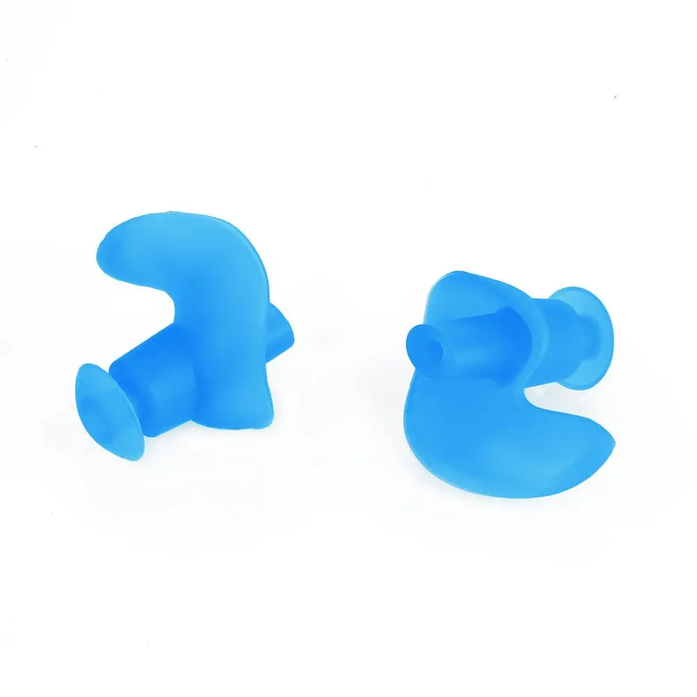 

1 Pair Waterproof Earplugs Nose Clip Ear Plugs Swimming Swimming Diving Soft Accessories