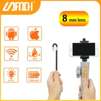 hd 8mm diameter industrial endoscope ip67 waterproof 3m cable mechanical inspection camera borescope for ios android smart phone