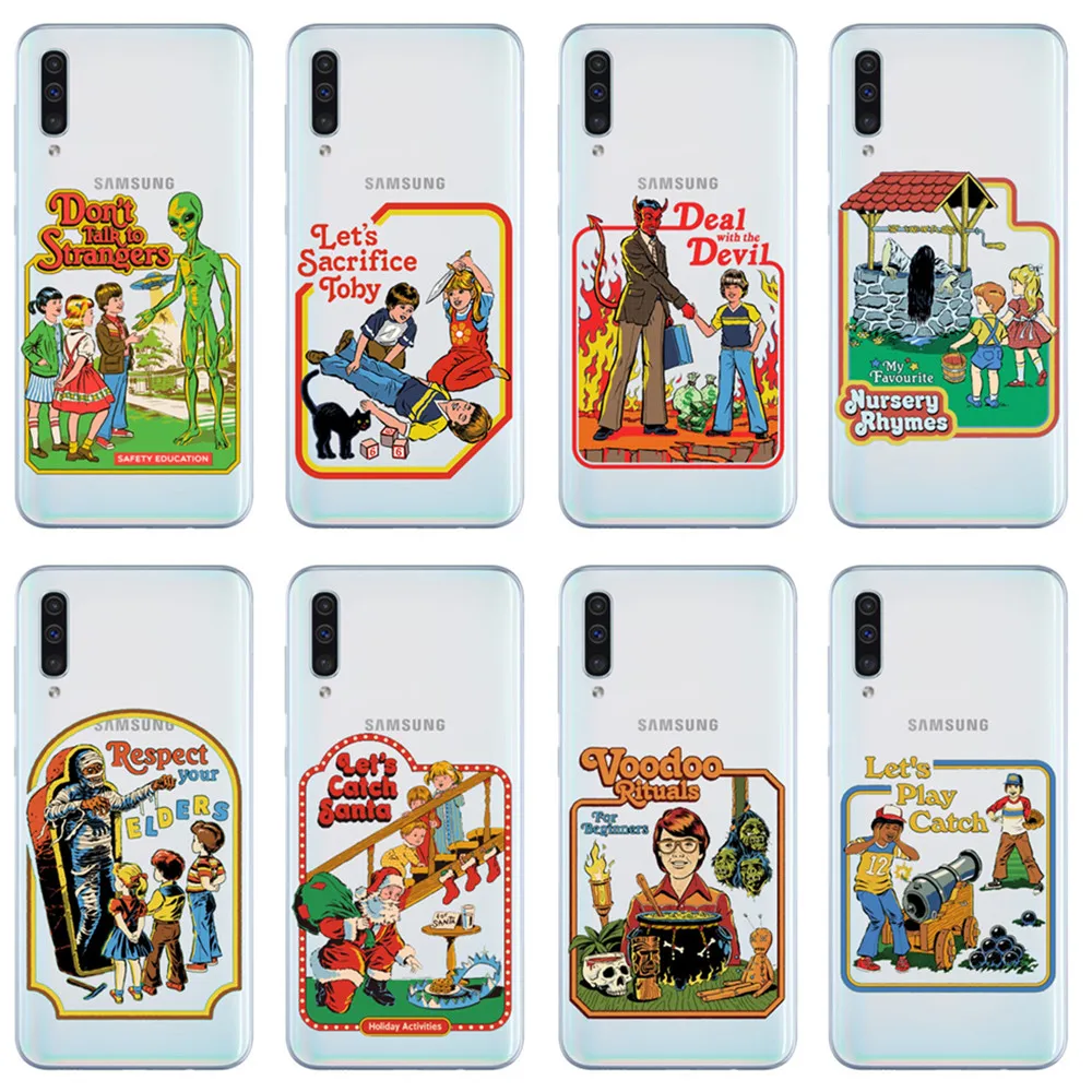 Хэллоуин сатана Винтаж давайте Лето демоны Графический силикагель чехол для samsung