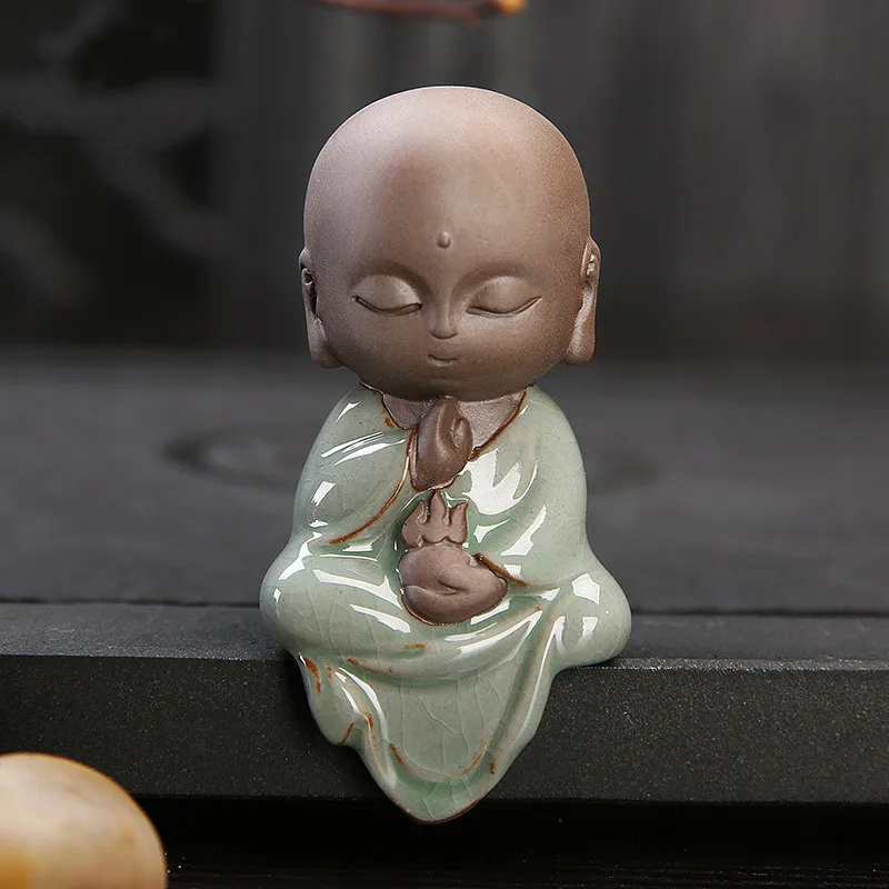 Буддийские скульптуры Klin Monk статуи буддийского Будды милые буддийские украшения