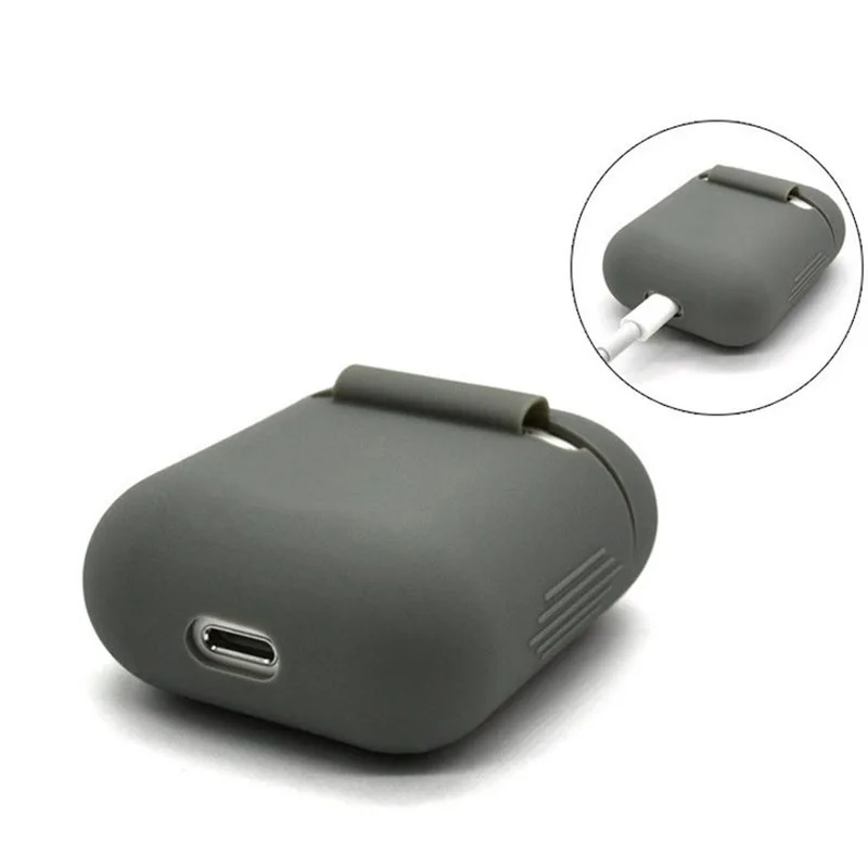 Чехол для наушников Apple AirPods силиконовый чехол беспроводные Bluetooth наушники Air Pods