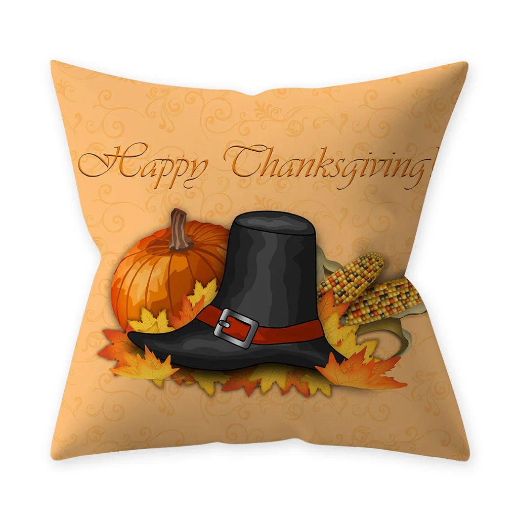 Милая тыква акварельная наволочка для осенней уборки Дня благодарения домашний