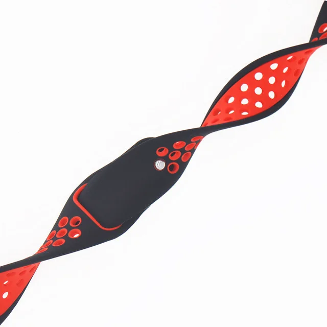Black Red 17 цветов силиконовый ремешок Amazfit Bip для Xiaomi Huami Amazfit Bip Молодежный браслет ремешок 20 мм общий ремешок для часов - Цвет ремешка: Black Red