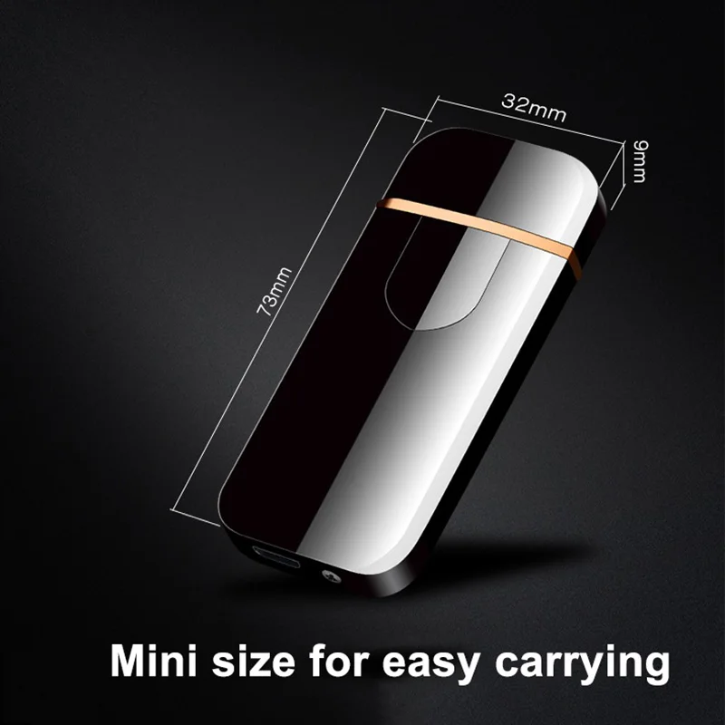 USB-зажигалка со сканером отпечатков пальцев смарт-зажигалки электрическая