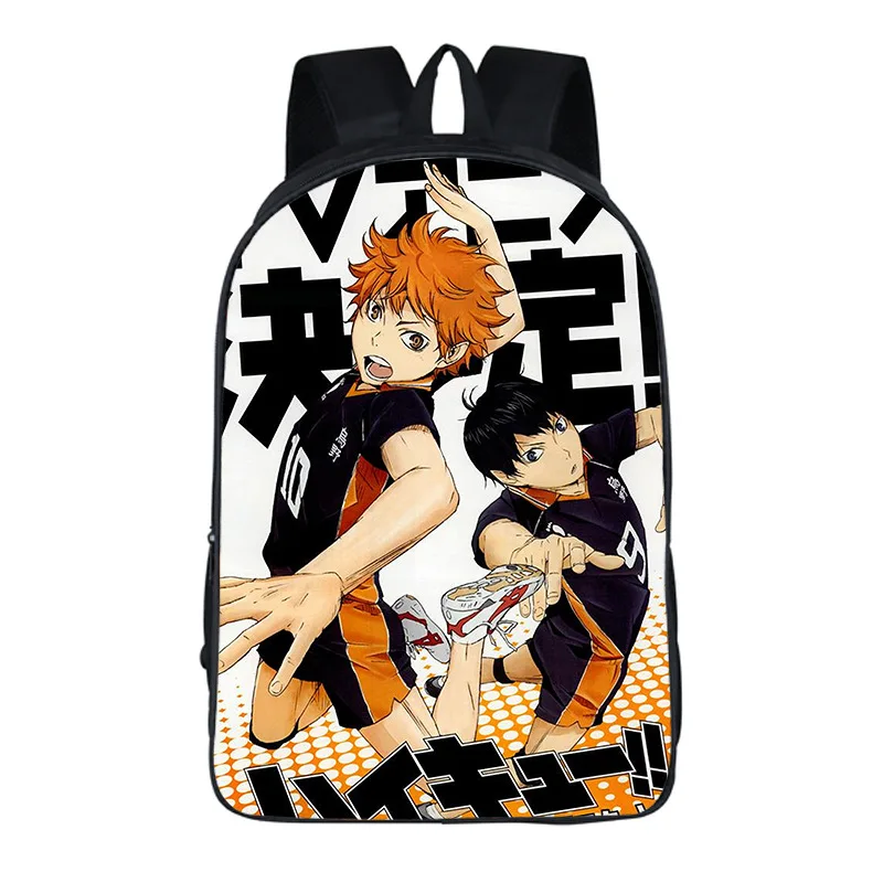 Школьный рюкзак Haikyuu ранец для подростков с аниме принтом волейбола