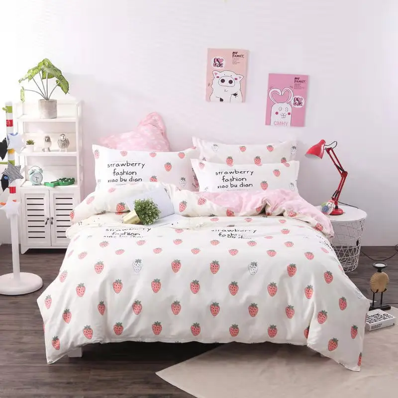 Рекламный домашний текстиль постельное белье костюм из четырех предметов