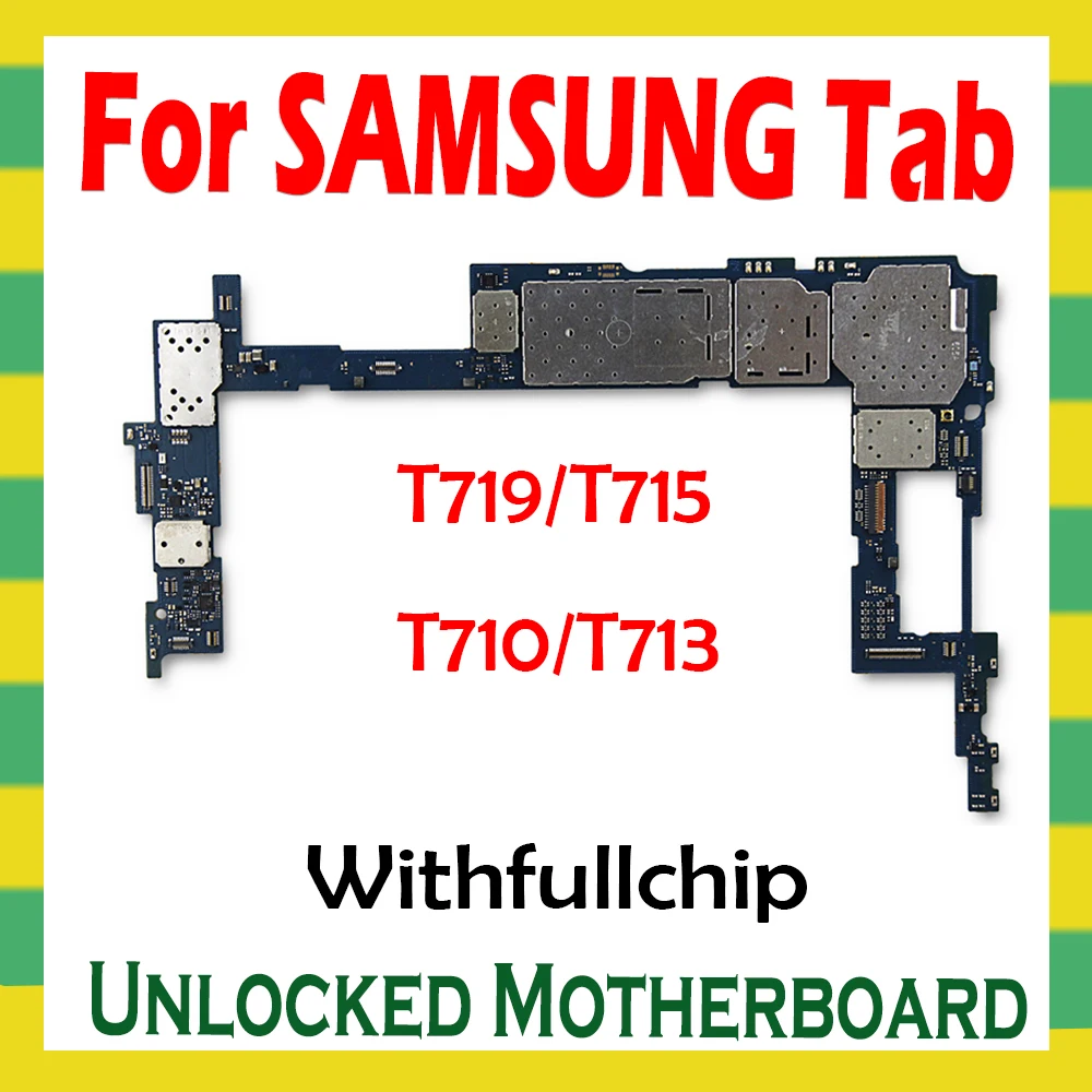 Разблокированная материнская плата для Samsung Galaxy Tab S2 T719 T715 T710 T713 WLAN 4G планшета Android