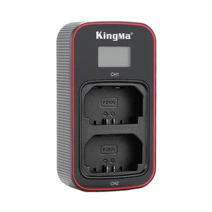 kingma np fz100 battery usb lcd dual charger for sony ilce 9 a7c a7r4 a7m4 a7rm4 a7m3 a9 a73 7rm3 a7r3 a6600 np fz100 charger free global shipping
