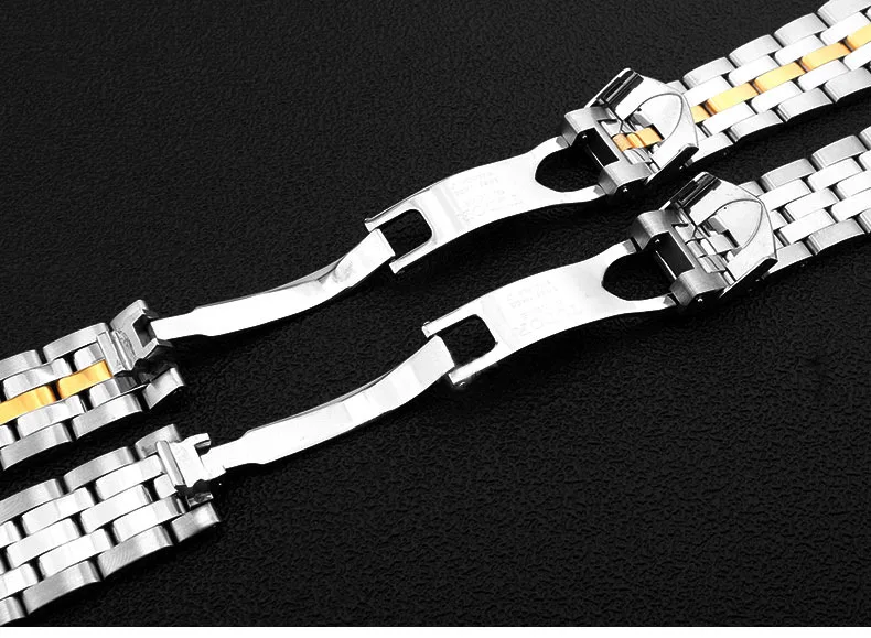 

Watch Accessories Band FOR TUDOR GLAMOUR Watch for Men Bracelet Solid Stainless Steel Watch Strap Arc Mouth Safety Buckle 21MM