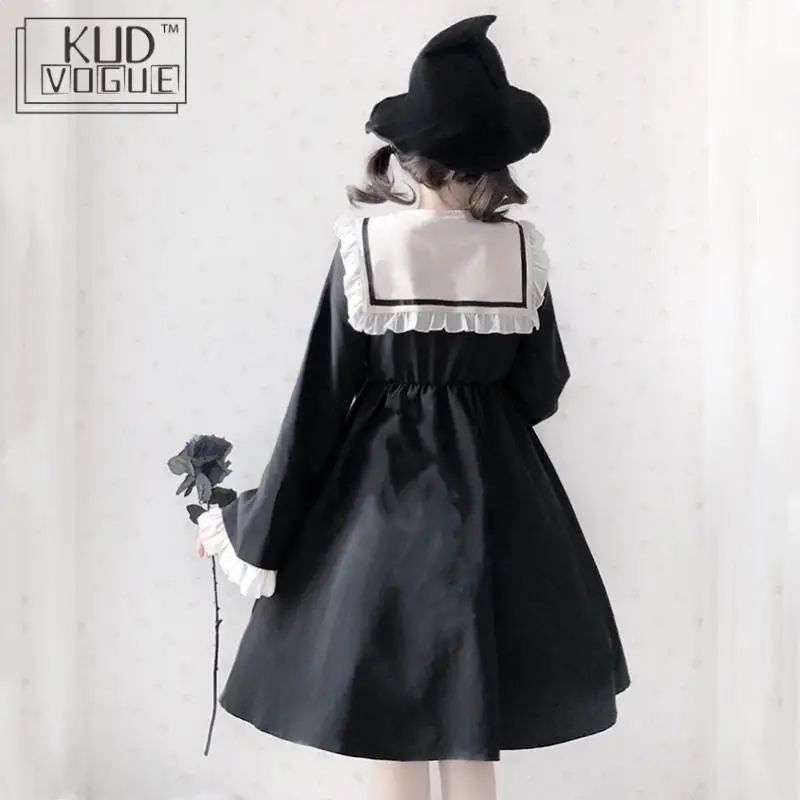 Платье для хеллоуина с длинным рукавом девочек темное холодное шикарное