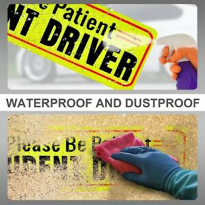 Светоотражающий Магнитный Автомобильный знак наклейка студенческий драйвер