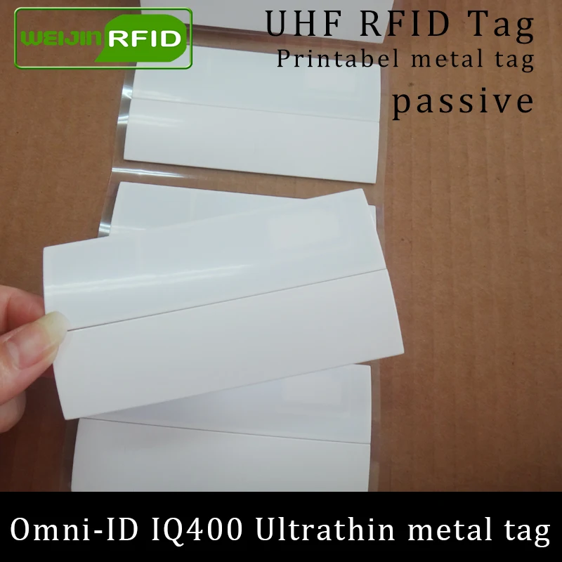 UHF RFID Анти металлическая метка omni ID IQ400 IQ 400 915 МГц 868 Impinj Monza4QT EPCC1G2 6C печатная