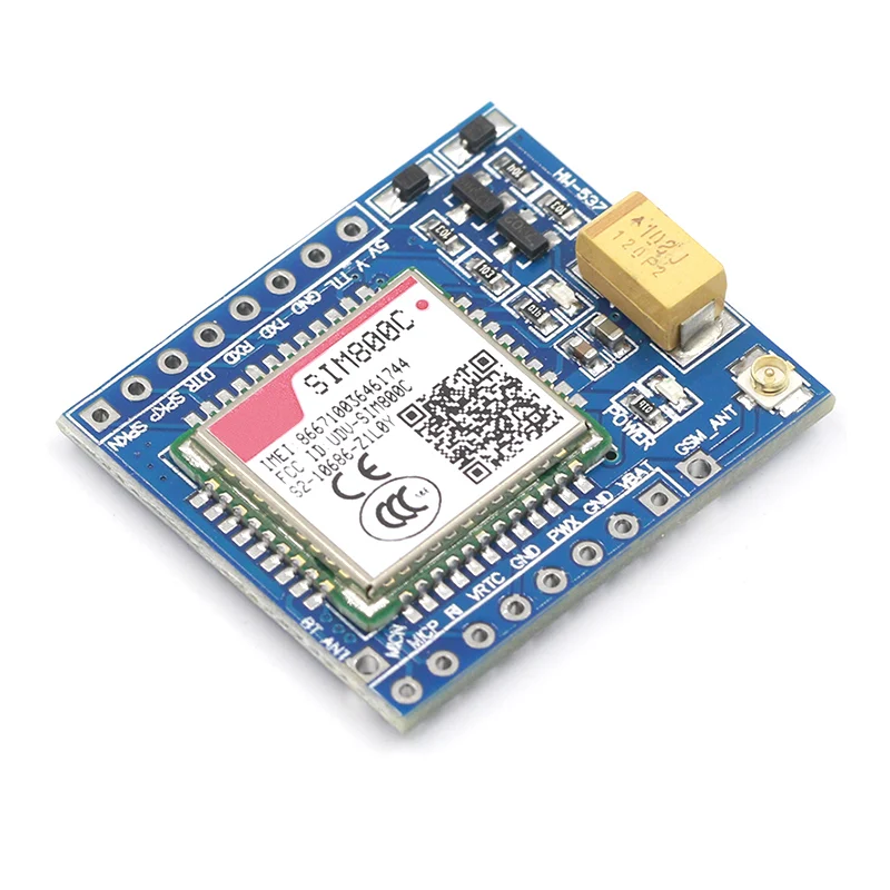 SIM800C GSM/GPRS модуль 5V/3 3 V TTL макетная плата IPEX с Bluetooth и TTS для Arduino STM32 C51 | Обустройство