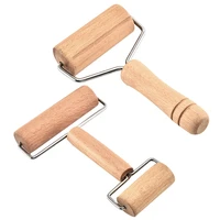 2 pcs wooden pastry rollerdough rolling pins handheld baking tools for pastry pizza tortilla tartsh shapedt shaped