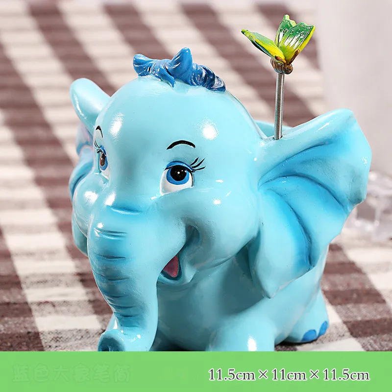 Животное домашний офис Органайзер кролик панда слон фигурки лягушек ручка