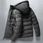 Мужское пальто с хлопковой подкладкой, повседневное утепленное пальто в Корейском стиле для зимы, 2020
