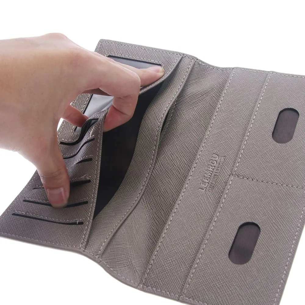 Горячая Распродажа Новый мужской роскошный кожаный кошелек ID держатель для карт