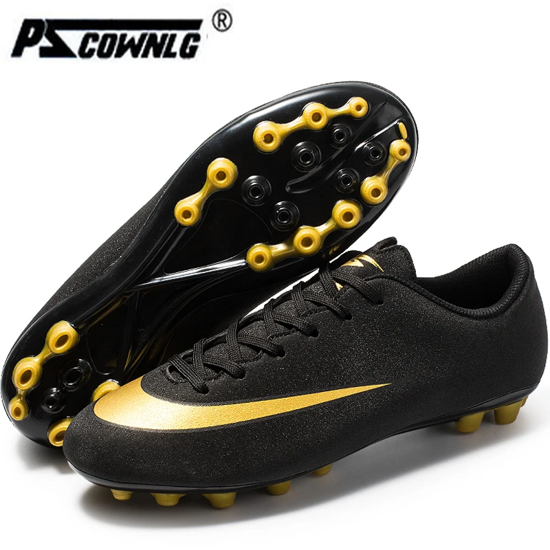 

Pscownlg Outdoor Men Football Sneakers Boys Soccer Shoes Kids Cleats Training Sport Sneakers Size 35-45 Drop Shipping