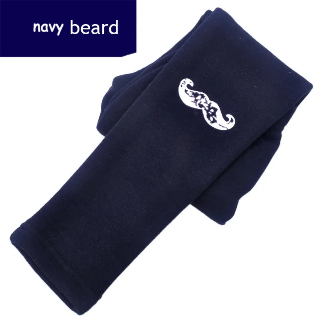 navy beard Зимние леггинсы для девочек; плотные теплые штаны; детские длинные брюки; детская облегающая одежда с героями мультфильмов; зимние леггинсы; От 4 до 14 лет для девочек - Цвет: navy beard