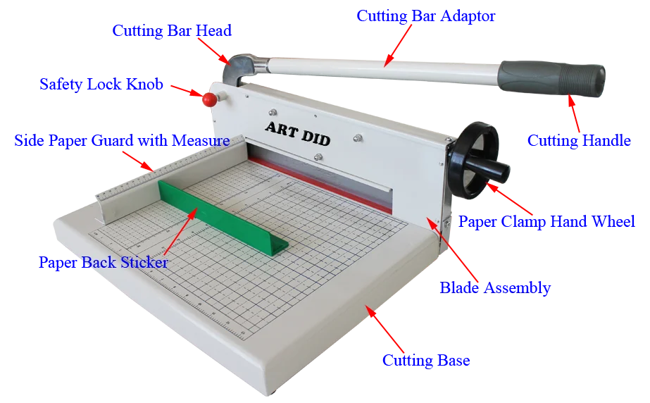 Сверхмощный станок для бумаги формата A4 12 2 дюйма Примечание: цвет машины
