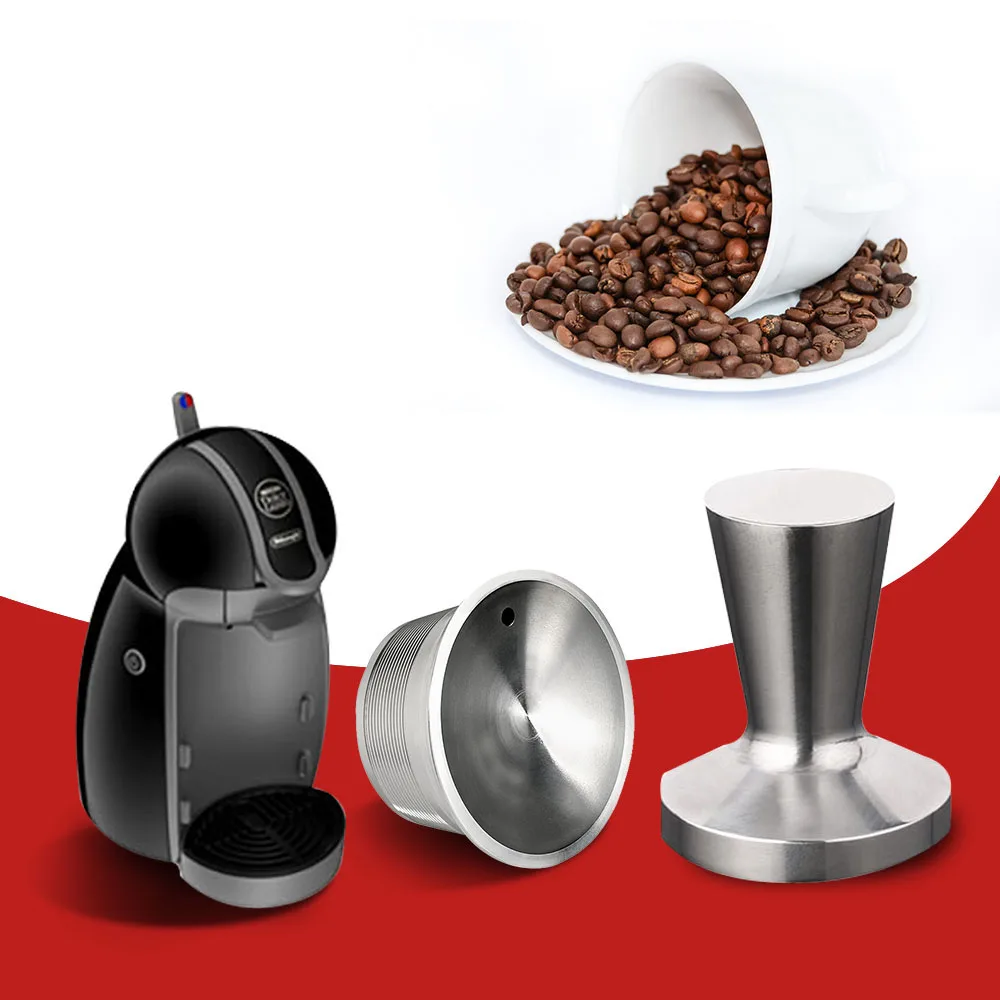 Многоразовые кофейные капсулы Dolce Gusto фильтр из нержавеющей стали для темпера