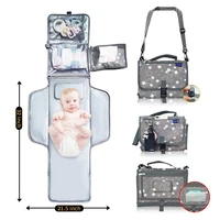 portable changing pad for boys and girls smart wipes pocket lightweight waterproof travel diaper station kit cushioned pad