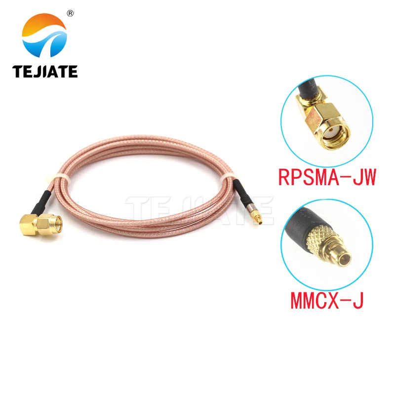 1 шт. TEJIATE адаптер кабель MMCX для RPSMA Тип J преобразования JW 8 90 см М 5 м 2 Длина разъем