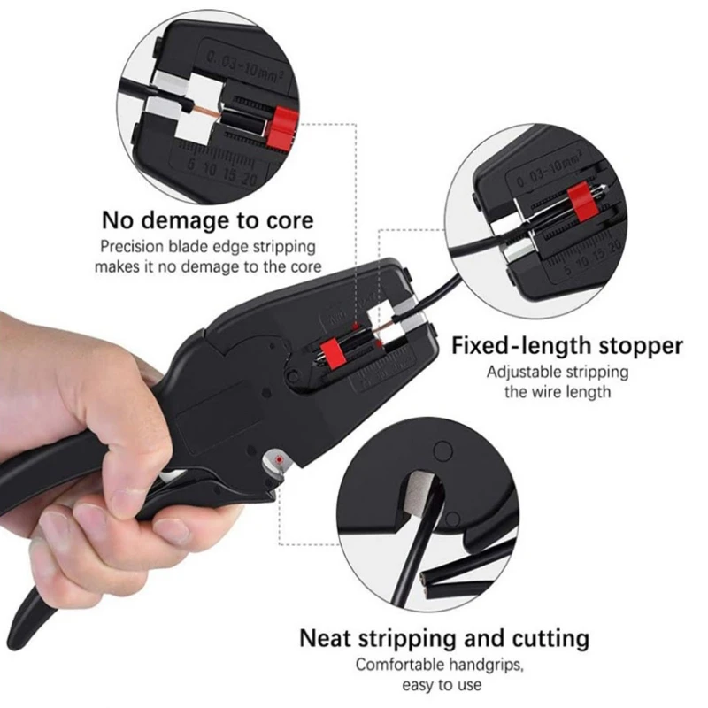 Ручные инструменты саморегулирующиеся изоляционные ножницы для зачистки