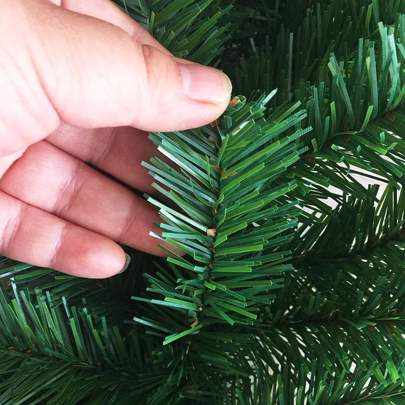 Искусственная зеленая Рождественская гирлянда венок на Рождество вечерние