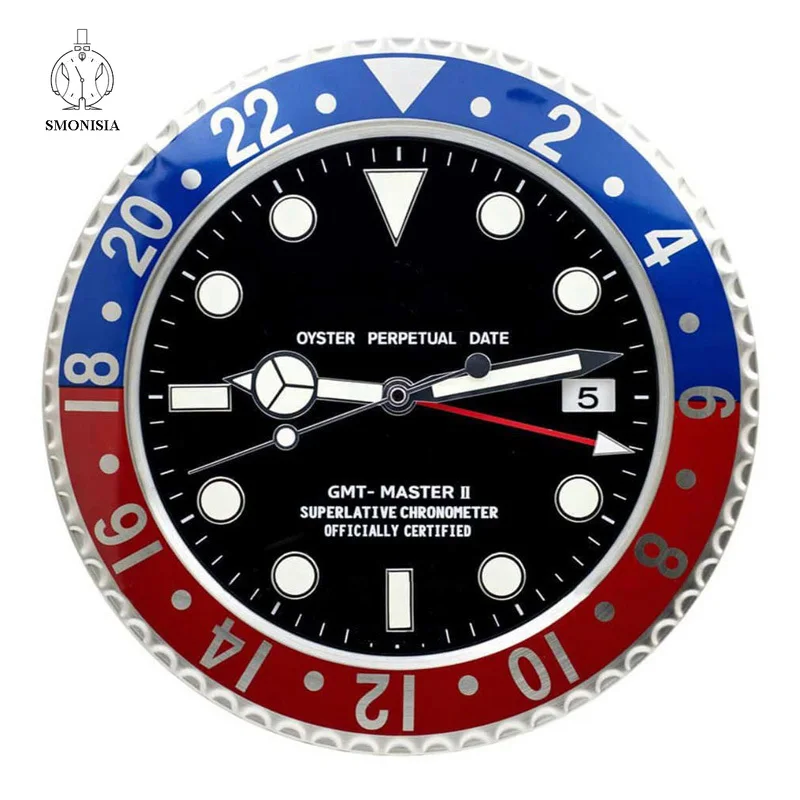 Металлические роскошные дизайнерские настенные часы дешевые Relogio De Parede лучший