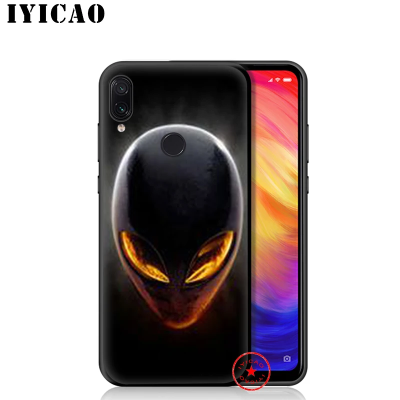 IYICAO Alien Забавный милый мягкий чехол для Xiaomi Redmi Note 8 7 6 5 Pro 5A 4X задняя силиконовая |
