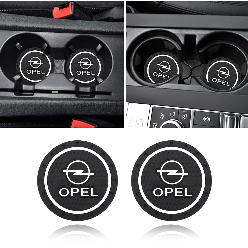 

Car Water Cup Anti-Slip Pad Bottle Holder Mat Car Styling For Opel Astra H G J Insignia Mokka Zafira Accessories Car Styling