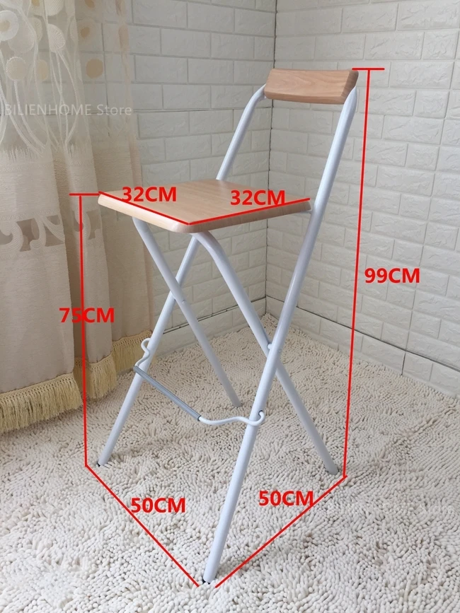 Складной барный стул для квартиры спальни общежития ресторана отеля бара