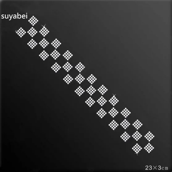 4 шт./лот украшения для швов штанов Стразы термоклейкие Переводные нашивки