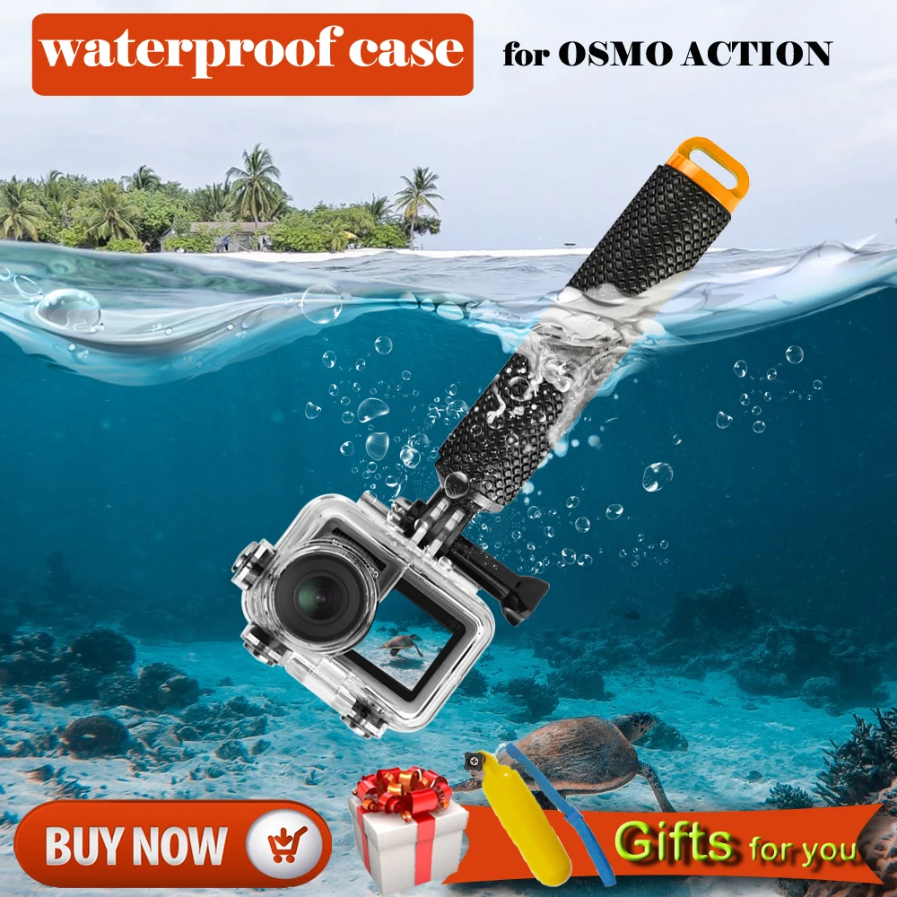 Водонепроницаемый чехол для DJI OSMO экшн Камера 60 м глубокий дайвинг Защитный